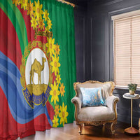 Eritrea New Year Personalized Window Curtain Enkutatash Adey Abeba Flower Art - Wonder Print Shop