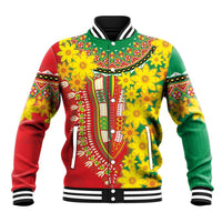 Ethiopian New Year Baseball Jacket Enkutatash Adey Abeba Flower Art LT9 - Wonder Print Shop