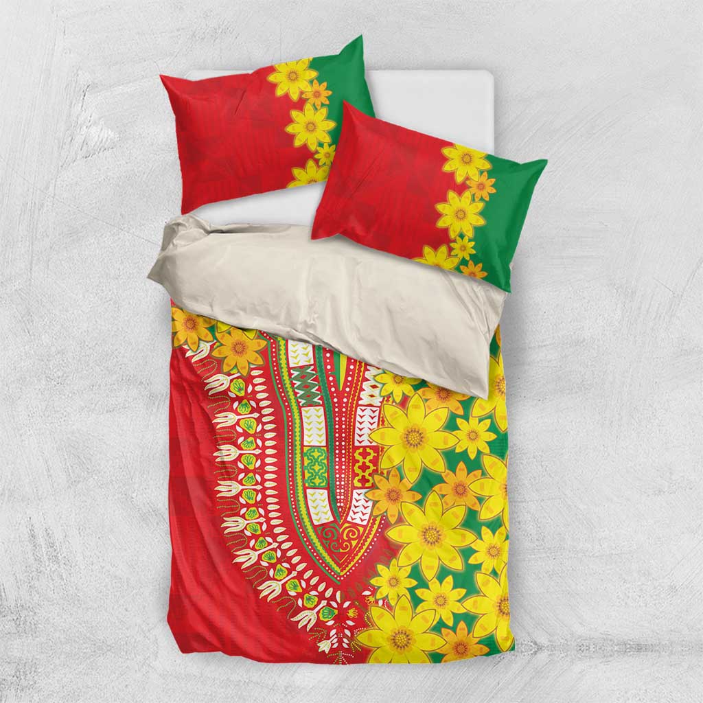 Ethiopian New Year Bedding Set Enkutatash Adey Abeba Flower Art LT9 - Wonder Print Shop