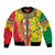 Ethiopian New Year Bomber Jacket Enkutatash Adey Abeba Flower Art LT9 - Wonder Print Shop