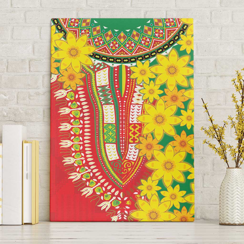 Ethiopian New Year Canvas Wall Art Enkutatash Adey Abeba Flower Art LT9 - Wonder Print Shop