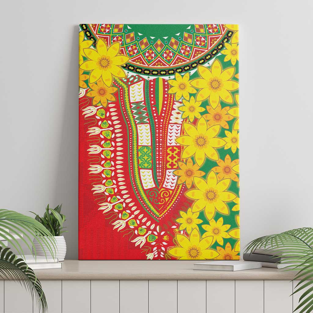 Ethiopian New Year Canvas Wall Art Enkutatash Adey Abeba Flower Art LT9 - Wonder Print Shop