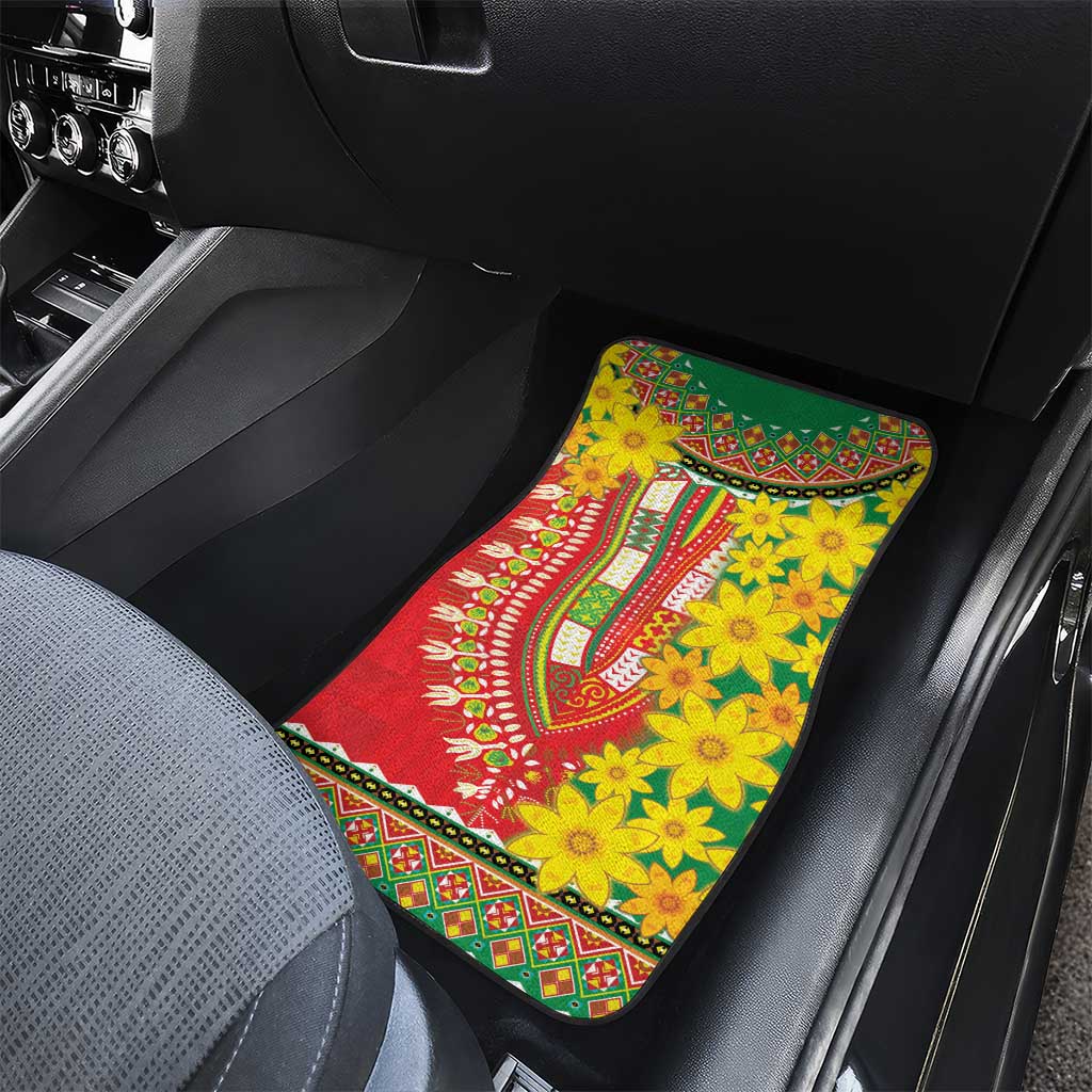 Ethiopian New Year Car Mats Enkutatash Adey Abeba Flower Art LT9 - Wonder Print Shop