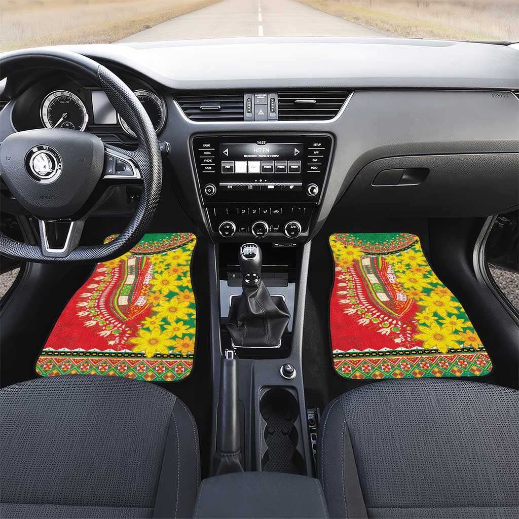 Ethiopian New Year Car Mats Enkutatash Adey Abeba Flower Art LT9 - Wonder Print Shop