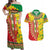 Ethiopian New Year Couples Matching Off Shoulder Maxi Dress and Hawaiian Shirt Enkutatash Adey Abeba Flower Art LT9 - Wonder Print Shop