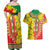 Ethiopian New Year Couples Matching Off Shoulder Maxi Dress and Hawaiian Shirt Enkutatash Adey Abeba Flower Art LT9 - Wonder Print Shop
