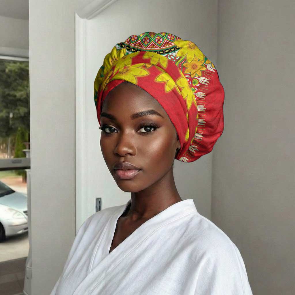 Africa Ethiopian New Year Easy Headwrap Enkutatash Adey Abeba Flower Art