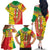 Ethiopian New Year Family Matching Off The Shoulder Long Sleeve Dress and Hawaiian Shirt Enkutatash Adey Abeba Flower Art - Wonder Print Shop