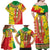 Ethiopian New Year Family Matching Off Shoulder Maxi Dress and Hawaiian Shirt Enkutatash Adey Abeba Flower Art LT9 - Wonder Print Shop