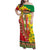 Ethiopian New Year Family Matching Off Shoulder Maxi Dress and Hawaiian Shirt Enkutatash Adey Abeba Flower Art LT9 - Wonder Print Shop