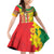 Ethiopian New Year Family Matching Off Shoulder Short Dress and Hawaiian Shirt Enkutatash Adey Abeba Flower Art LT9 - Wonder Print Shop