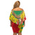 Ethiopian New Year Family Matching Off Shoulder Short Dress and Hawaiian Shirt Enkutatash Adey Abeba Flower Art LT9 - Wonder Print Shop