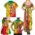 Ethiopian New Year Family Matching Summer Maxi Dress and Hawaiian Shirt Enkutatash Adey Abeba Flower Art - Wonder Print Shop