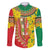 Ethiopian New Year Family Matching Summer Maxi Dress and Hawaiian Shirt Enkutatash Adey Abeba Flower Art - Wonder Print Shop