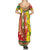 Ethiopian New Year Family Matching Summer Maxi Dress and Hawaiian Shirt Enkutatash Adey Abeba Flower Art - Wonder Print Shop