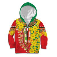 Ethiopian New Year Kid Hoodie Enkutatash Adey Abeba Flower Art - Wonder Print Shop