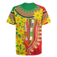 Ethiopian New Year Rugby Jersey Enkutatash Adey Abeba Flower Art - Wonder Print Shop