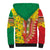 Ethiopian New Year Sherpa Hoodie Enkutatash Adey Abeba Flower Art - Wonder Print Shop