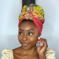 Africa Ethiopian New Year Simple Headwrap Enkutatash Adey Abeba Flower Art