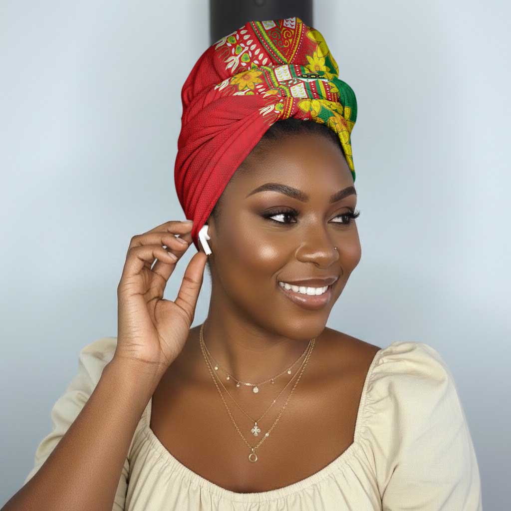 Africa Ethiopian New Year Simple Headwrap Enkutatash Adey Abeba Flower Art