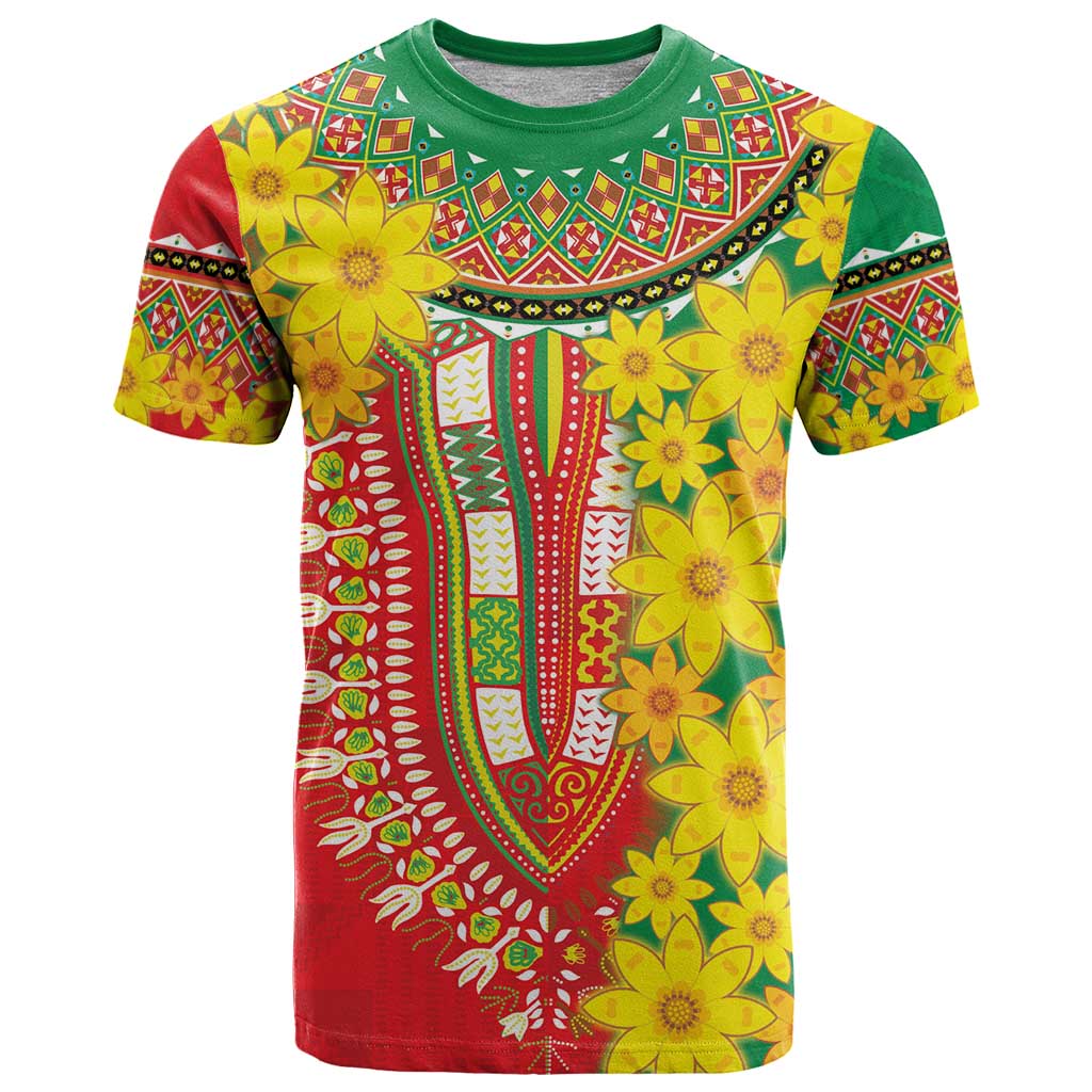 Ethiopian New Year T Shirt Enkutatash Adey Abeba Flower Art - Wonder Print Shop