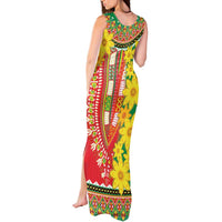 Ethiopian New Year Tank Maxi Dress Enkutatash Adey Abeba Flower Art - Wonder Print Shop