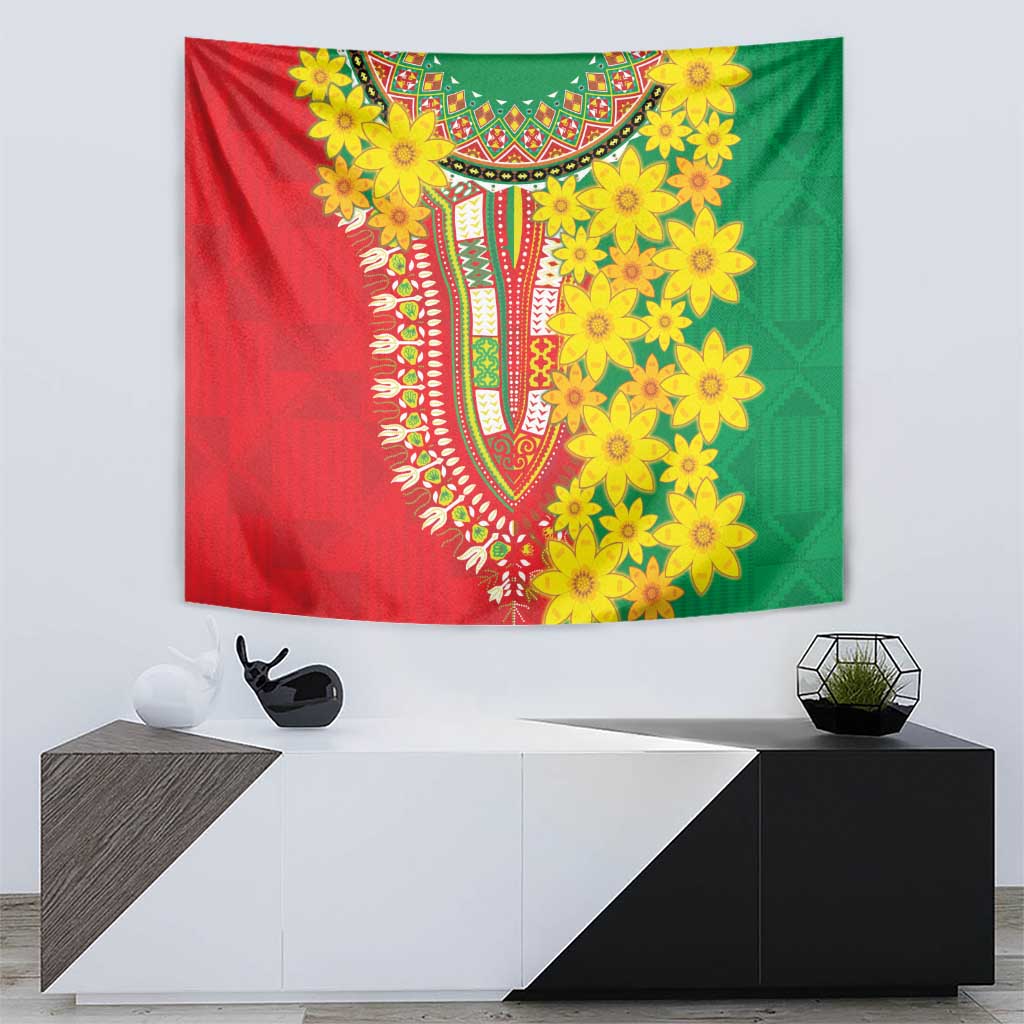 Ethiopian New Year Tapestry Enkutatash Adey Abeba Flower Art - Wonder Print Shop