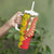 Ethiopian New Year Tumbler With Handle Enkutatash Adey Abeba Flower Art - Wonder Print Shop