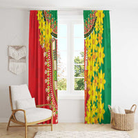 Ethiopian New Year Window Curtain Enkutatash Adey Abeba Flower Art - Wonder Print Shop