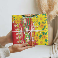 Africa Ethiopian New Year Wrapping Paper Enkutatash Adey Abeba Flower Art - Wonder Print Shop