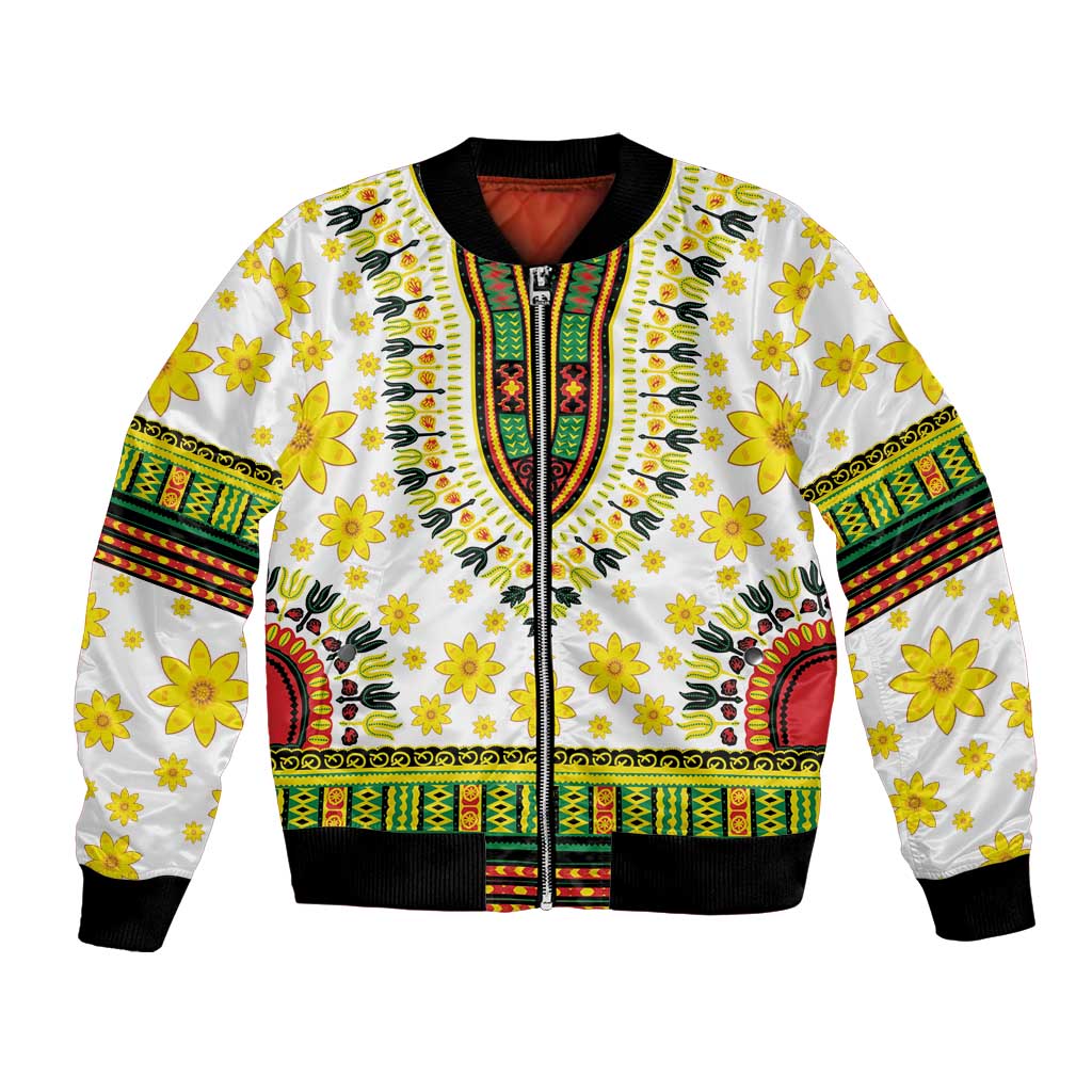 Enkutatash Dashiki and Adey Abeba Bomber Jacket LT9 - Wonder Print Shop