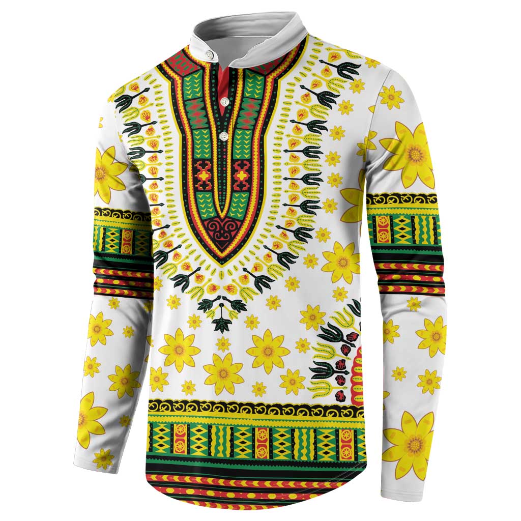 Enkutatash Dashiki and Adey Abeba Button Sweatshirt LT9 - Wonder Print Shop