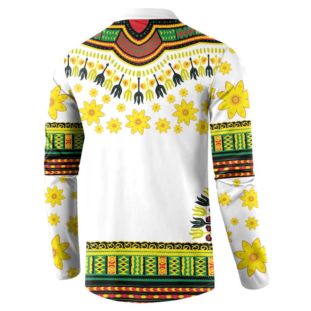 Enkutatash Dashiki and Adey Abeba Button Sweatshirt LT9 - Wonder Print Shop