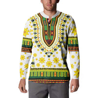 Enkutatash Dashiki and Adey Abeba Button Sweatshirt LT9 - Wonder Print Shop