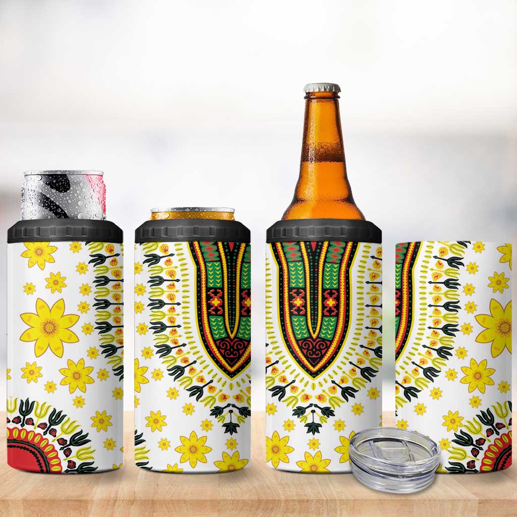 Enkutatash Dashiki and Adey Abeba 4 in 1 Can Cooler Tumbler LT9 - Wonder Print Shop
