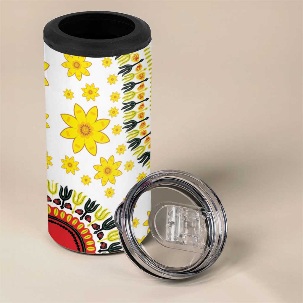 Enkutatash Dashiki and Adey Abeba 4 in 1 Can Cooler Tumbler LT9 - Wonder Print Shop