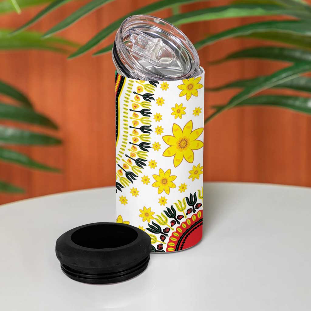 Enkutatash Dashiki and Adey Abeba 4 in 1 Can Cooler Tumbler LT9 - Wonder Print Shop