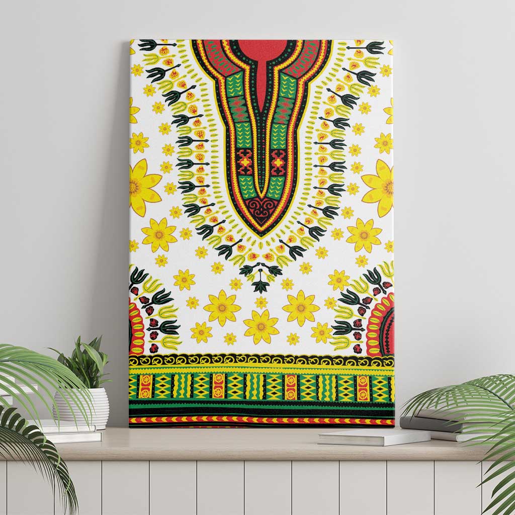 Enkutatash Dashiki and Adey Abeba Canvas Wall Art LT9 - Wonder Print Shop