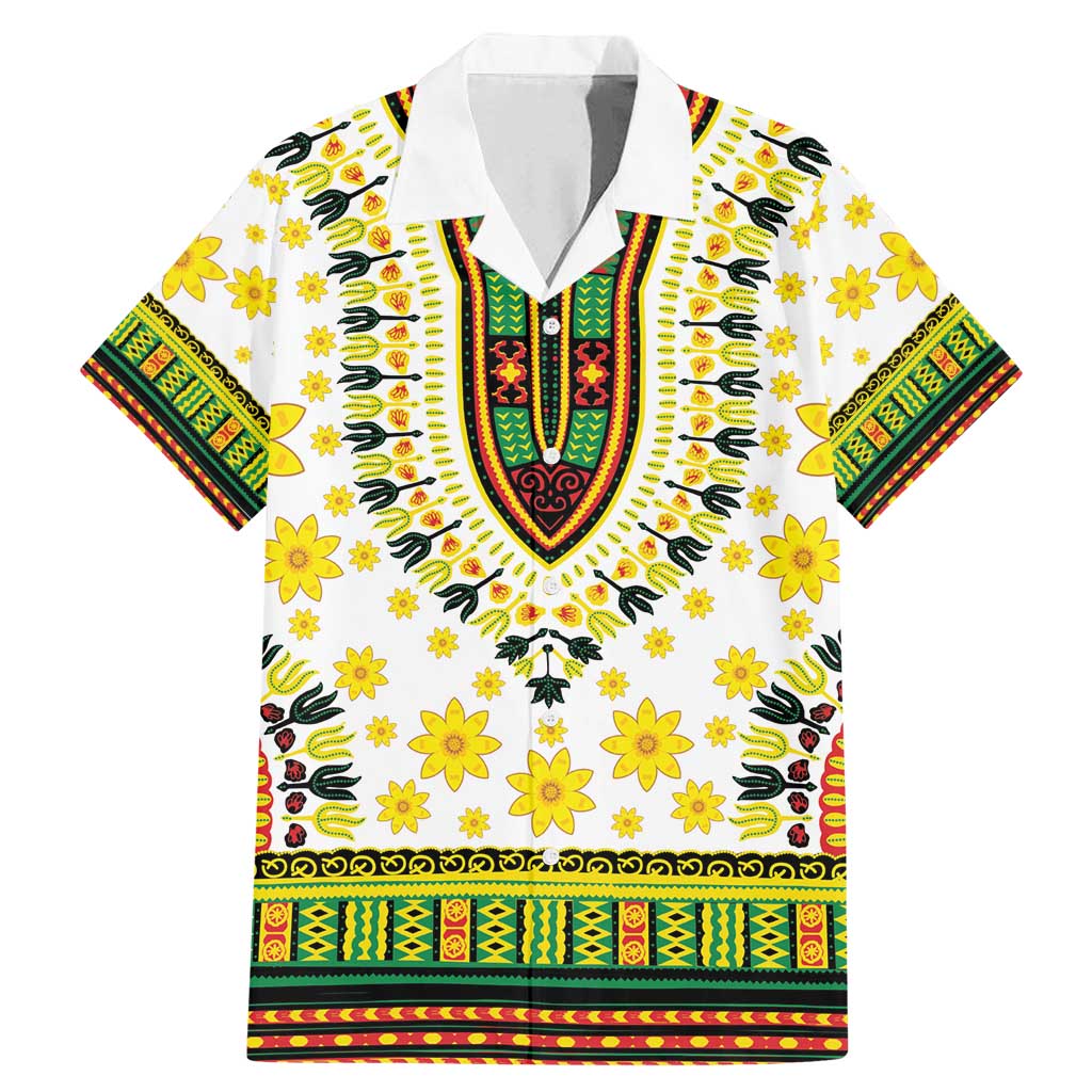 Enkutatash Dashiki and Adey Abeba Family Matching Mermaid Dress and Hawaiian Shirt LT9 - Wonder Print Shop