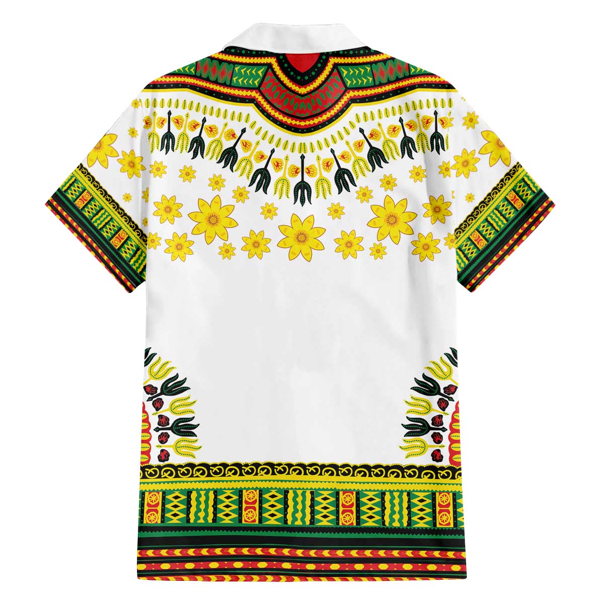 Enkutatash Dashiki and Adey Abeba Family Matching Off Shoulder Short Dress and Hawaiian Shirt LT9 - Wonder Print Shop