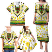 Enkutatash Dashiki and Adey Abeba Family Matching Puletasi and Hawaiian Shirt - Wonder Print Shop