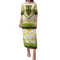 Enkutatash Dashiki and Adey Abeba Family Matching Puletasi and Hawaiian Shirt - Wonder Print Shop