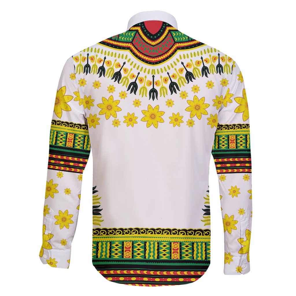 Enkutatash Dashiki and Adey Abeba Family Matching Short Sleeve Bodycon Dress and Hawaiian Shirt - Wonder Print Shop