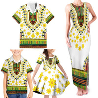 Enkutatash Dashiki and Adey Abeba Family Matching Tank Maxi Dress and Hawaiian Shirt - Wonder Print Shop