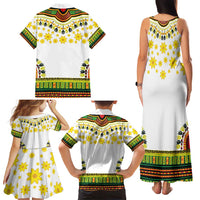 Enkutatash Dashiki and Adey Abeba Family Matching Tank Maxi Dress and Hawaiian Shirt - Wonder Print Shop