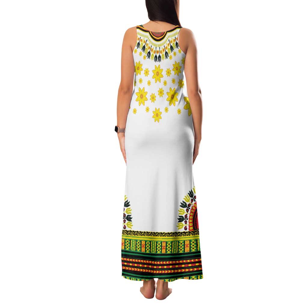 Enkutatash Dashiki and Adey Abeba Family Matching Tank Maxi Dress and Hawaiian Shirt - Wonder Print Shop