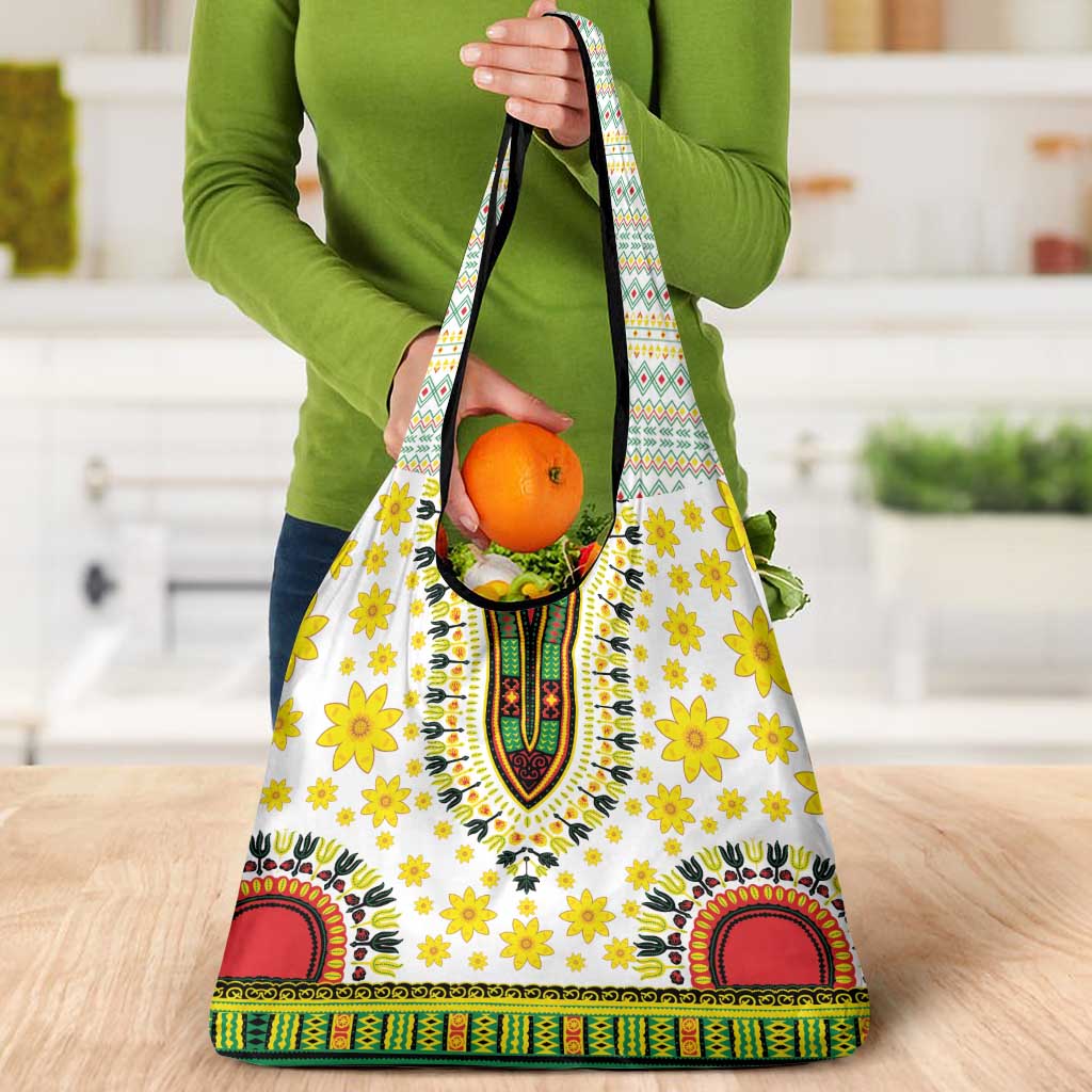 Enkutatash Dashiki and Adey Abeba Grocery Bag