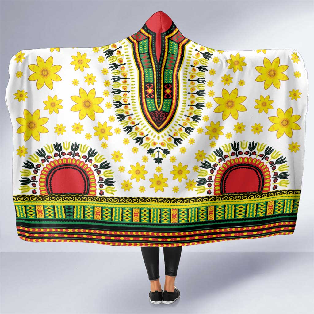 Enkutatash Dashiki and Adey Abeba Hooded Blanket