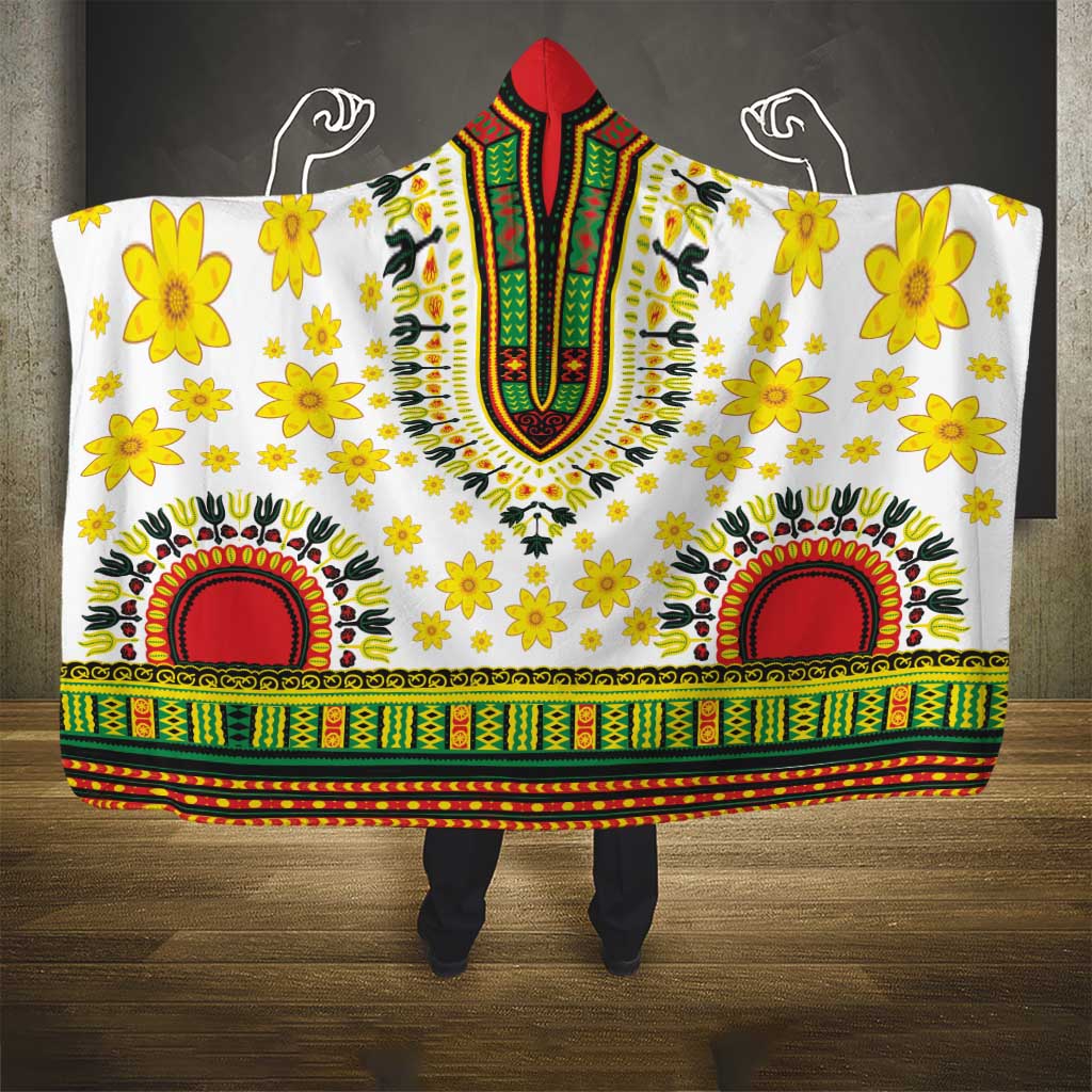 Enkutatash Dashiki and Adey Abeba Hooded Blanket