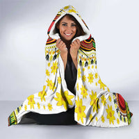 Enkutatash Dashiki and Adey Abeba Hooded Blanket